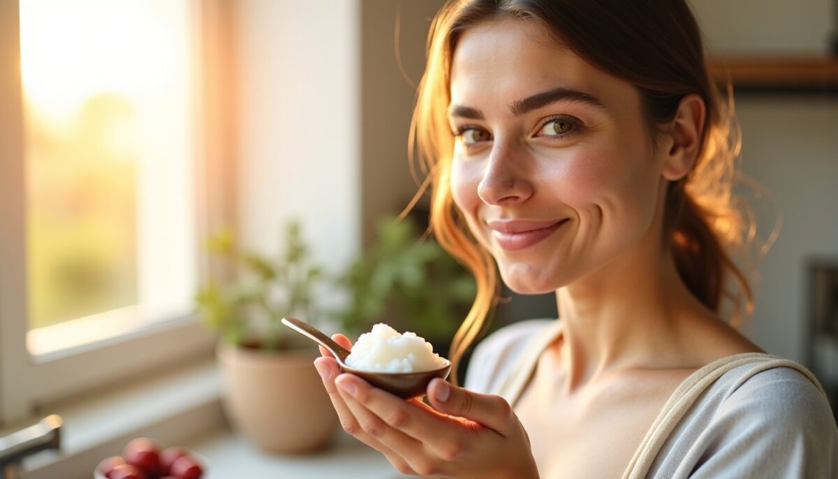Huile de coco le matin à jeun : bienfaits plausibles, limites et conseils concrets pour commencer